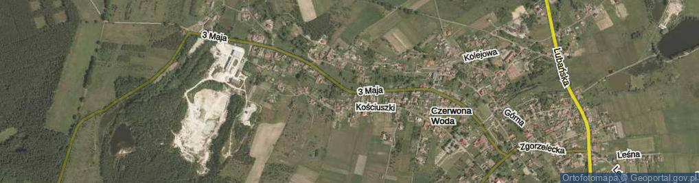 Zdjęcie satelitarne 3 Maja ul.